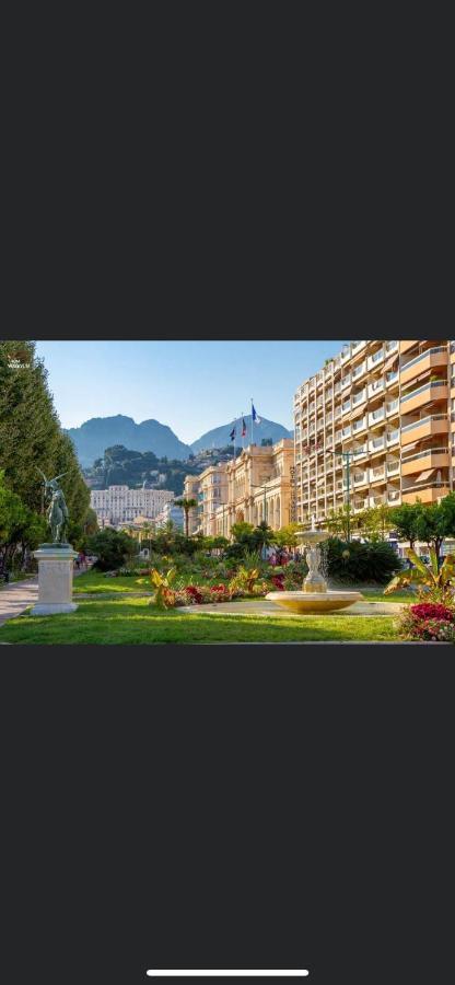 Menton Centre Vue Imprenable Sur Mer Et Jardin Bioves Exterior photo