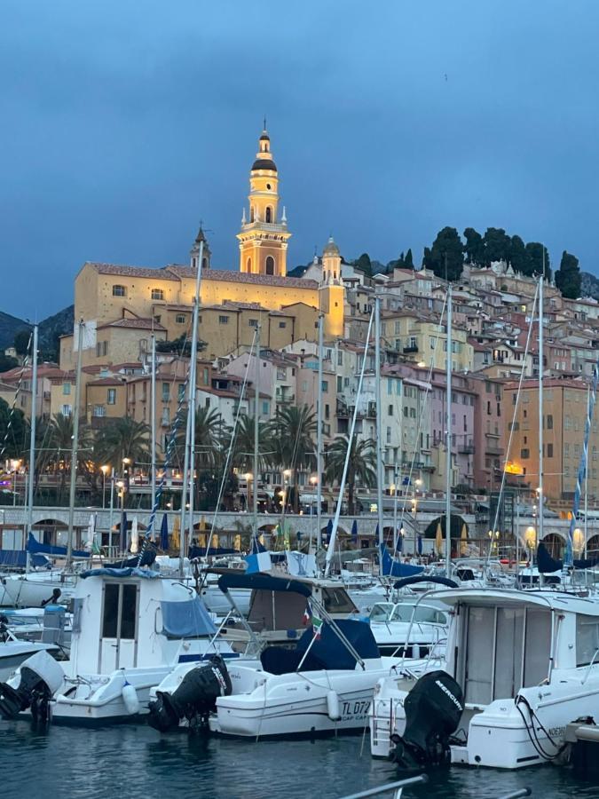 Menton Centre Vue Imprenable Sur Mer Et Jardin Bioves Exterior photo