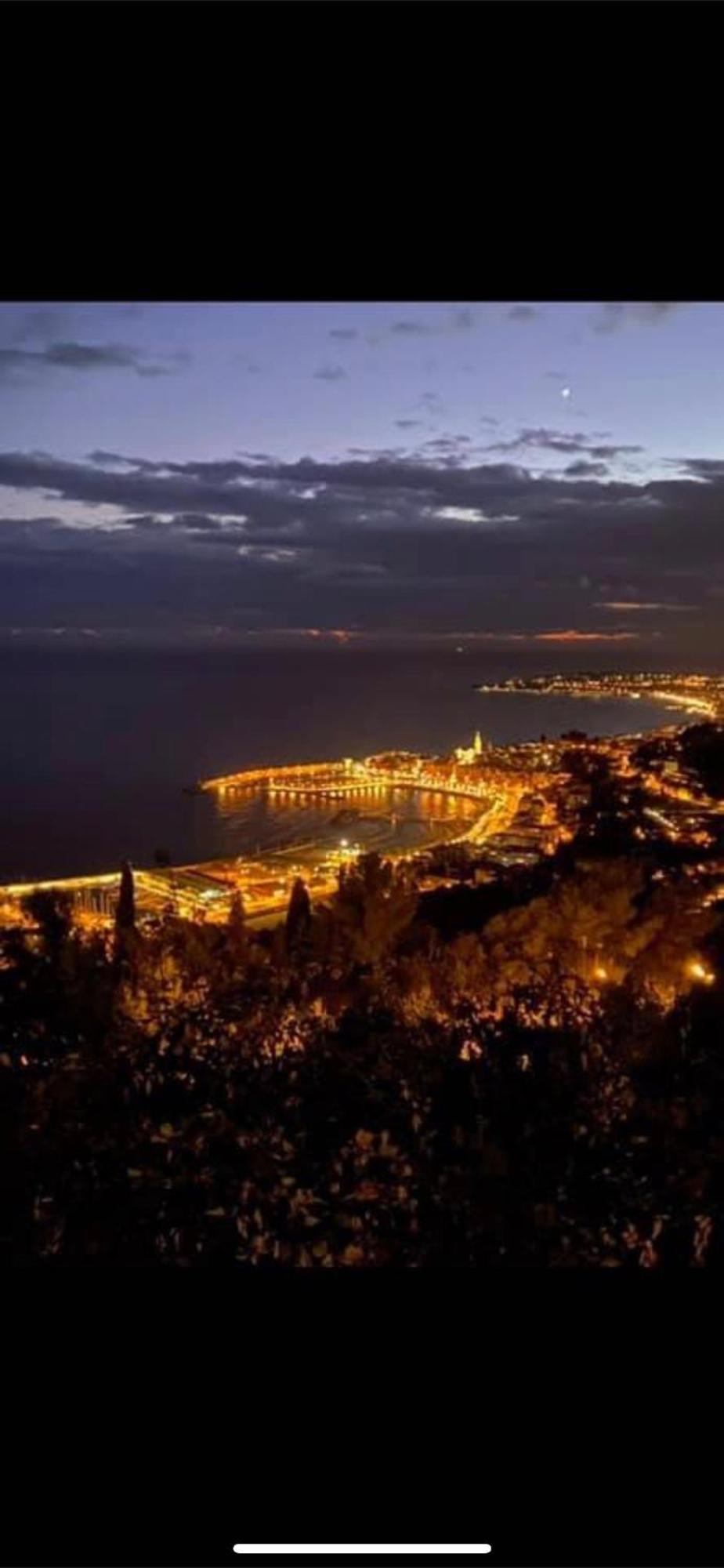 Menton Centre Vue Imprenable Sur Mer Et Jardin Bioves Exterior photo